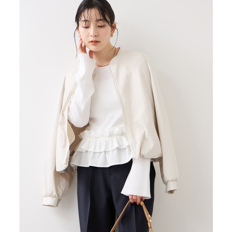 裾フリルティアードドッキングニット | VIS  | 詳細画像7 