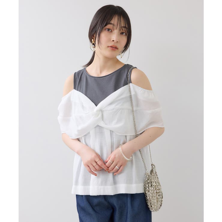 フロントリボンドッキングトップス/2WAY | VIS  | 詳細画像11 