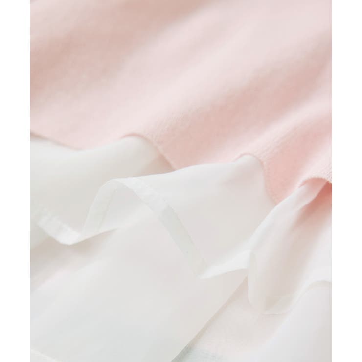 【美得】ペプラムオーガンジードッキングニットプルオーバー | VIS  | 詳細画像37 