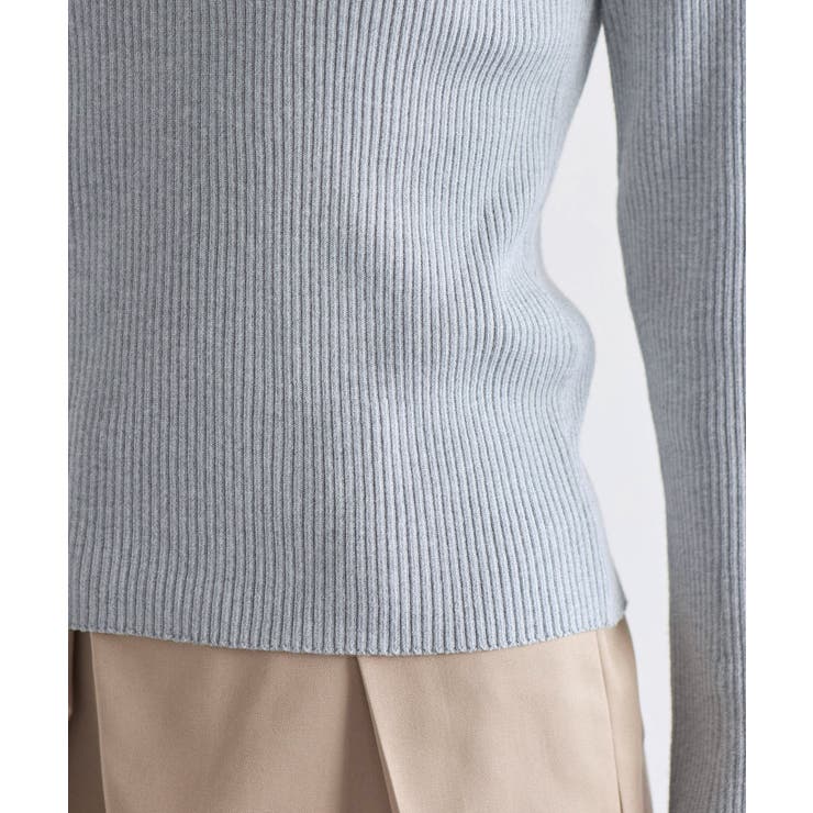 ダブルカラーポロニットトップス | VIS  | 詳細画像27 