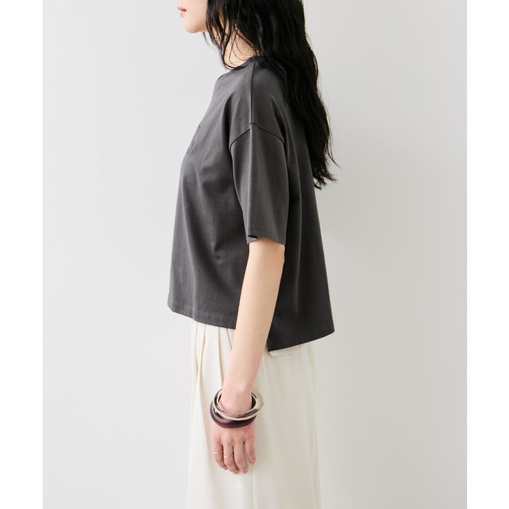 ボクシークロップド刺繍Tシャツ | VIS  | 詳細画像22 