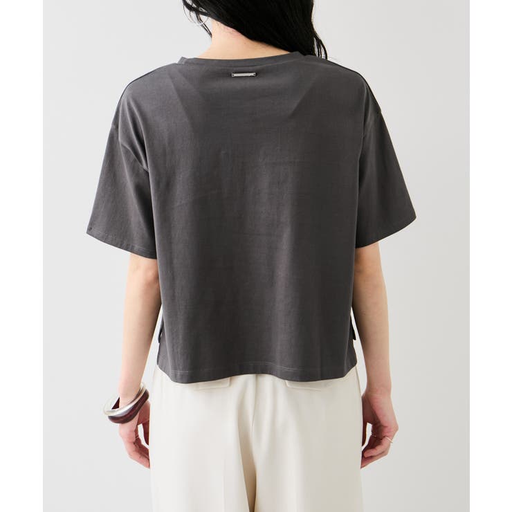 ボクシークロップド刺繍Tシャツ | VIS  | 詳細画像23 