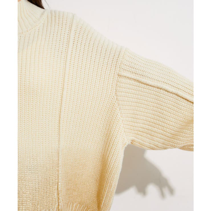 サイドカット箔ニットプルオーバー | VIS  | 詳細画像21 