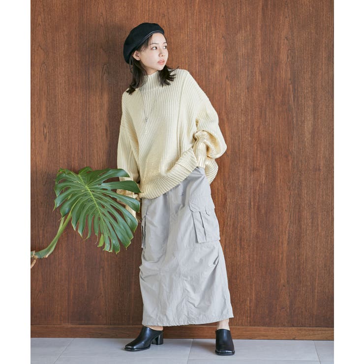 サイドカット箔ニットプルオーバー | VIS  | 詳細画像25 