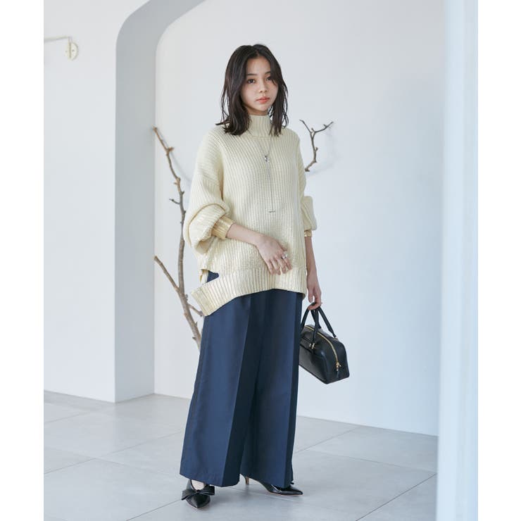 サイドカット箔ニットプルオーバー | VIS  | 詳細画像26 