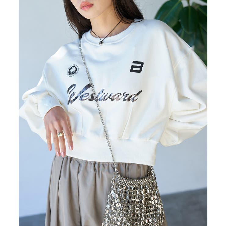 箔ロゴスウェットプルオーバー | VIS  | 詳細画像4 