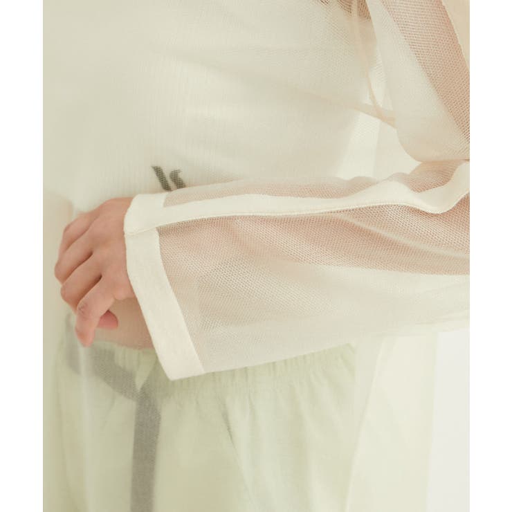 ショルダーラインシアーニットプルオーバー | VIS  | 詳細画像24 