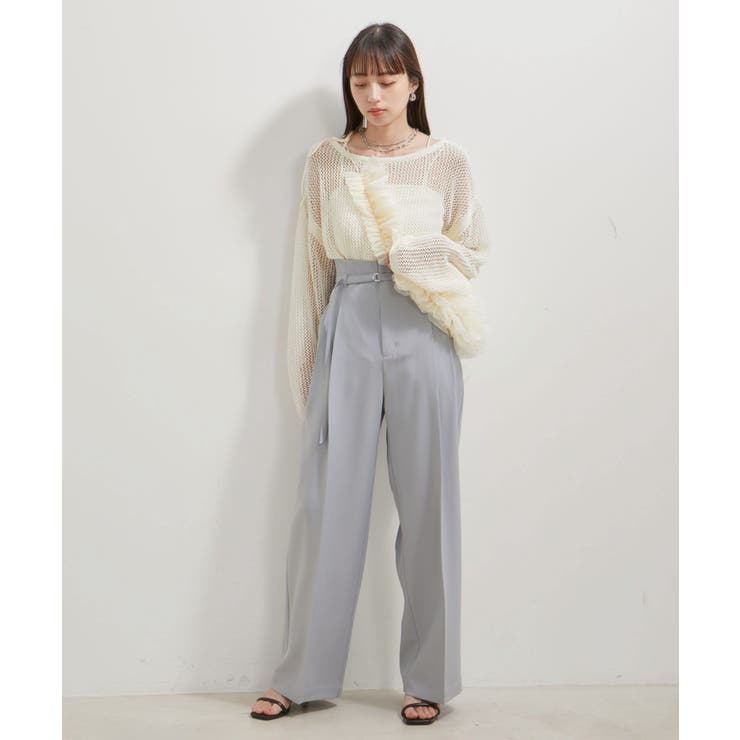 メッシュサマーニットトップス | VIS  | 詳細画像16 