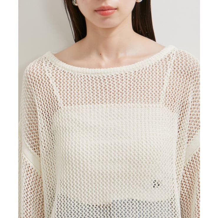 メッシュサマーニットトップス | VIS  | 詳細画像21 