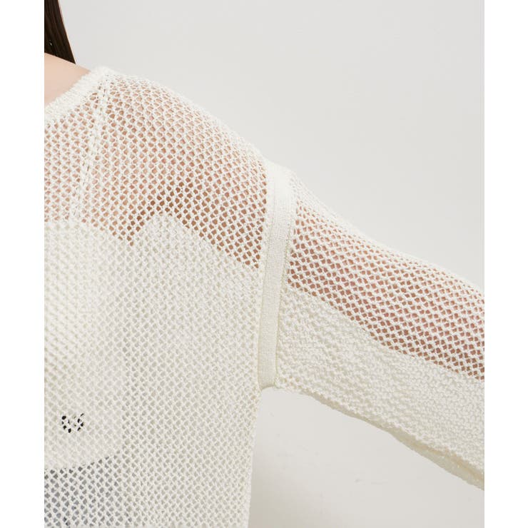 メッシュサマーニットトップス | VIS  | 詳細画像22 