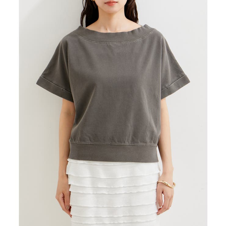 【洗える】ピグメント加工ワンショルプルオーバー | VIS  | 詳細画像22 