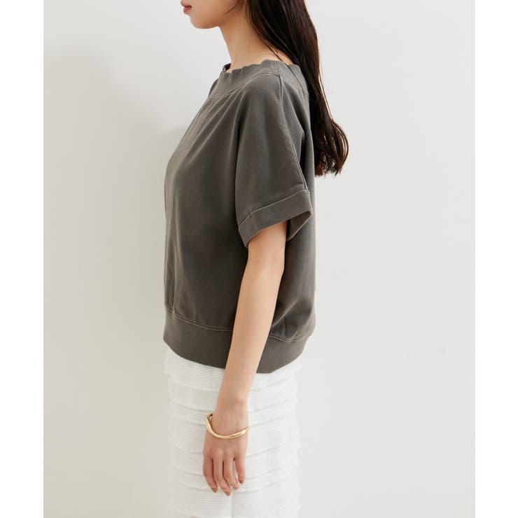 【洗える】ピグメント加工ワンショルプルオーバー | VIS  | 詳細画像23 