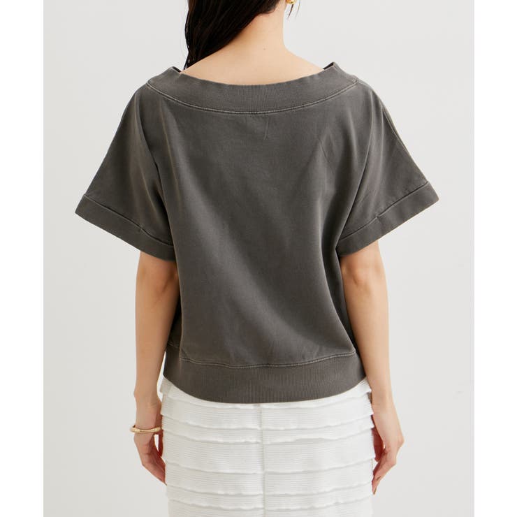 【洗える】ピグメント加工ワンショルプルオーバー | VIS  | 詳細画像24 