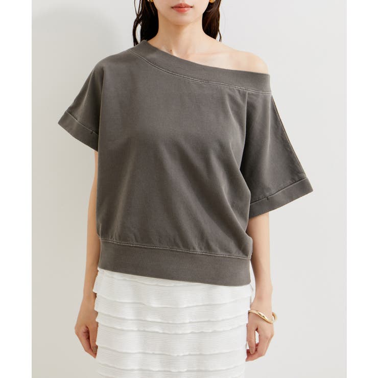 【洗える】ピグメント加工ワンショルプルオーバー | VIS  | 詳細画像28 