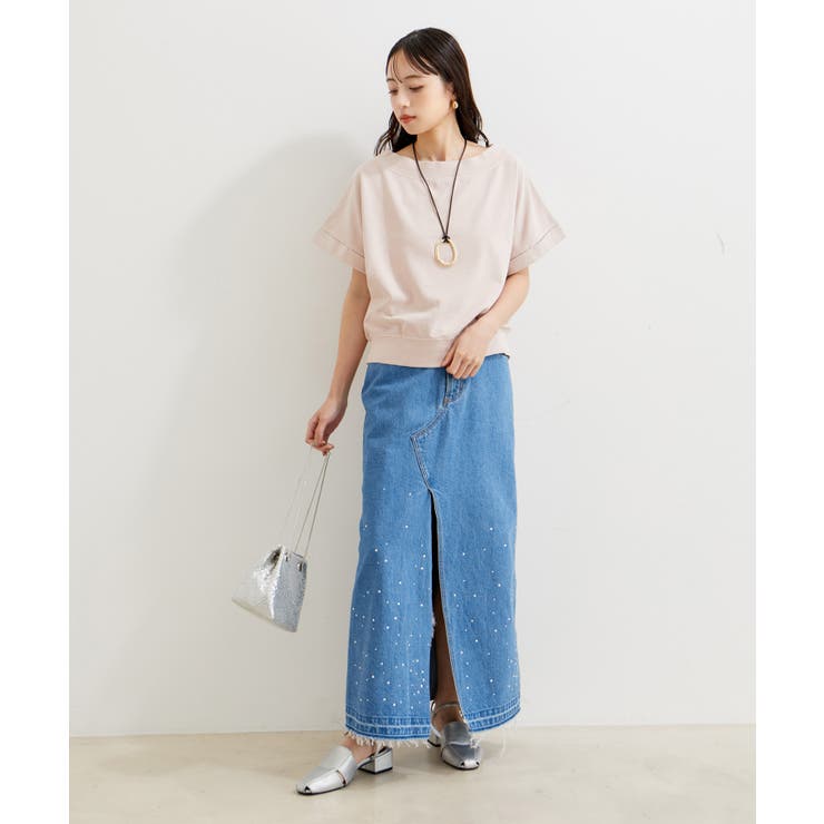 【洗える】ピグメント加工ワンショルプルオーバー | VIS  | 詳細画像6 