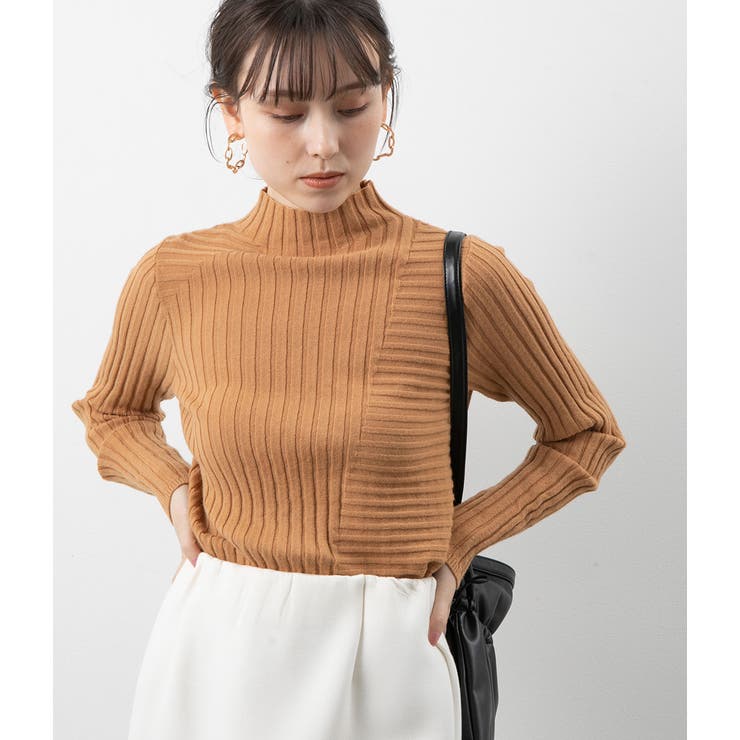 リブ切替ハイネックプルオーバー 品番 Visw Vis ビス のレディースファッション通販 Shoplist ショップリスト