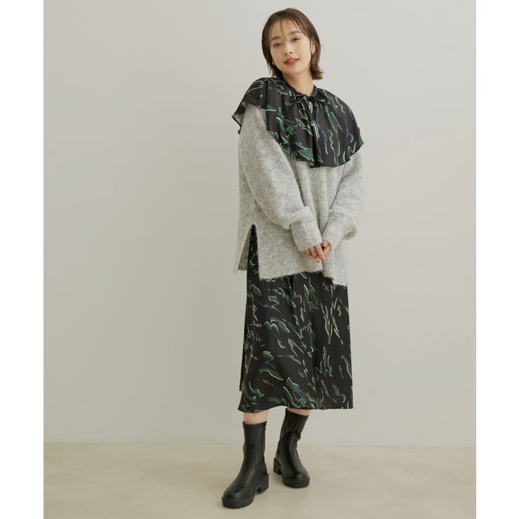 バックリボンルーズニット | VIS  | 詳細画像8