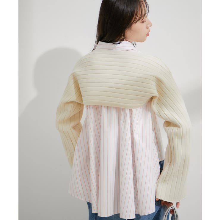 レイヤードニットプルオーバー | VIS  | 詳細画像10 