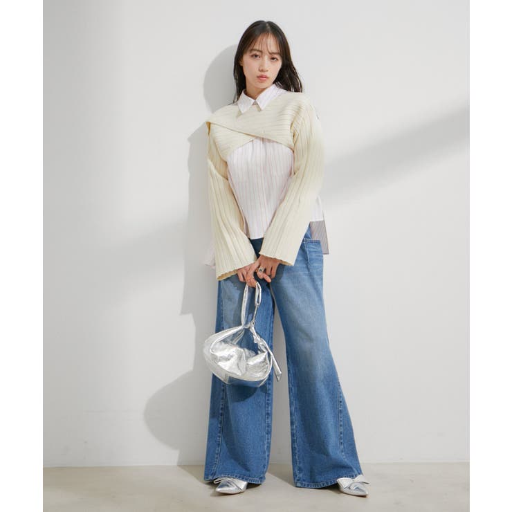 レイヤードニットプルオーバー | VIS  | 詳細画像12 