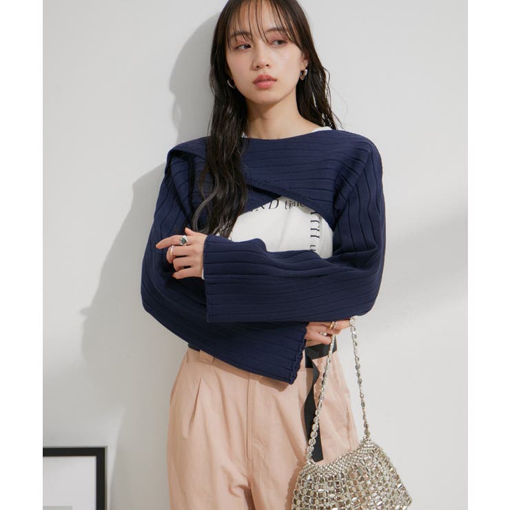 レイヤードニットプルオーバー | VIS  | 詳細画像15 