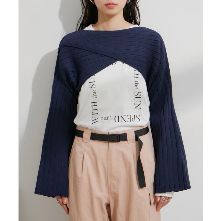 レイヤードニットプルオーバー | VIS  | 詳細画像19 