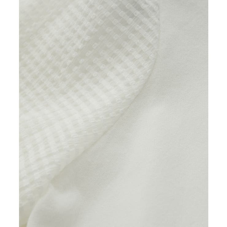 【夏トップス総選挙/お気に入り登録No.1】袖シアードッキングニット | VIS  | 詳細画像23 