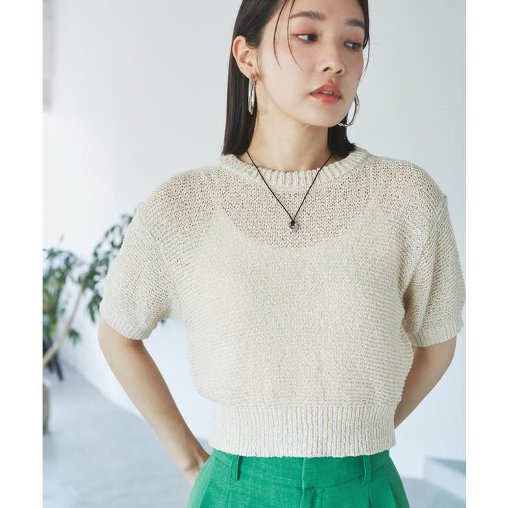 コンパクトシアーニットプルオーバー | VIS  | 詳細画像5 