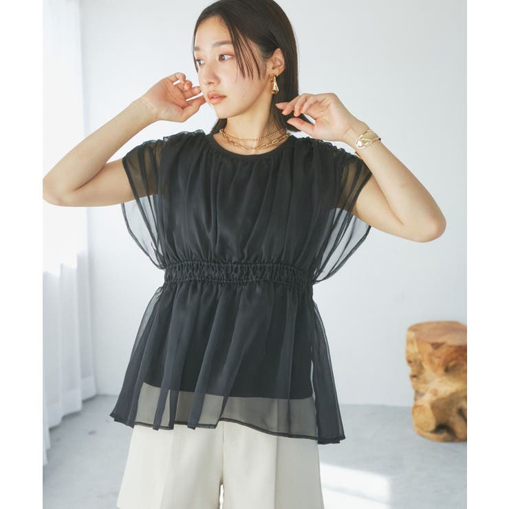 ブラック(01) | シアードッキングトップス | VIS 