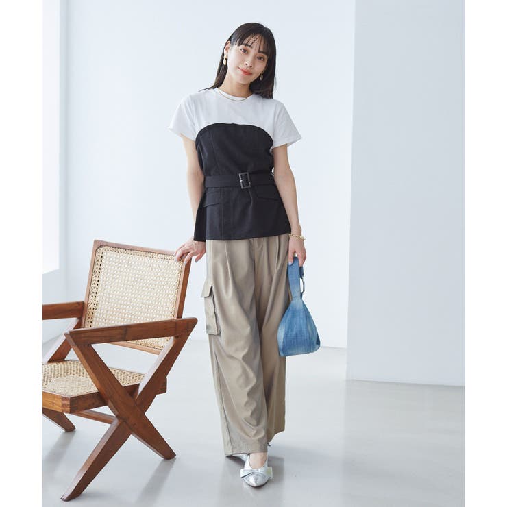 【接触冷感・洗える】美easyコルセットドッキングプルオーバー | VIS  | 詳細画像15 