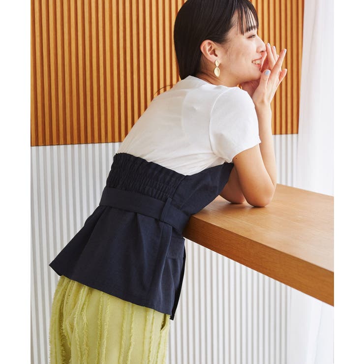 【接触冷感・洗える】美easyコルセットドッキングプルオーバー | VIS  | 詳細画像18 