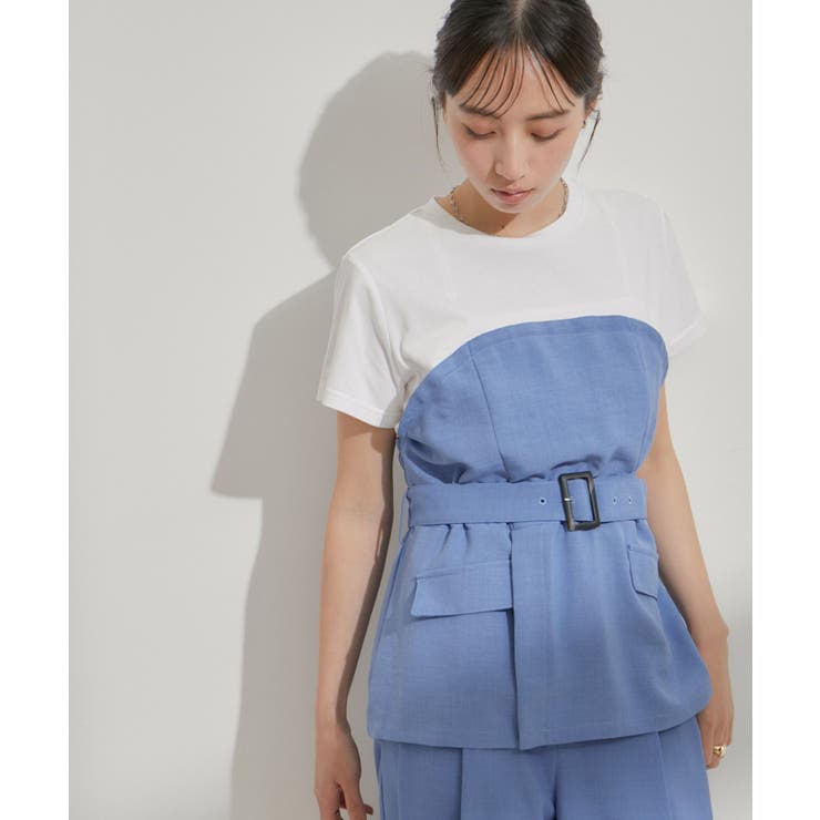 【接触冷感・洗える】美easyコルセットドッキングプルオーバー | VIS  | 詳細画像2 