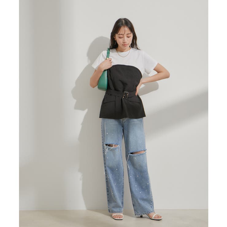 【接触冷感・洗える】美easyコルセットドッキングプルオーバー | VIS  | 詳細画像39 