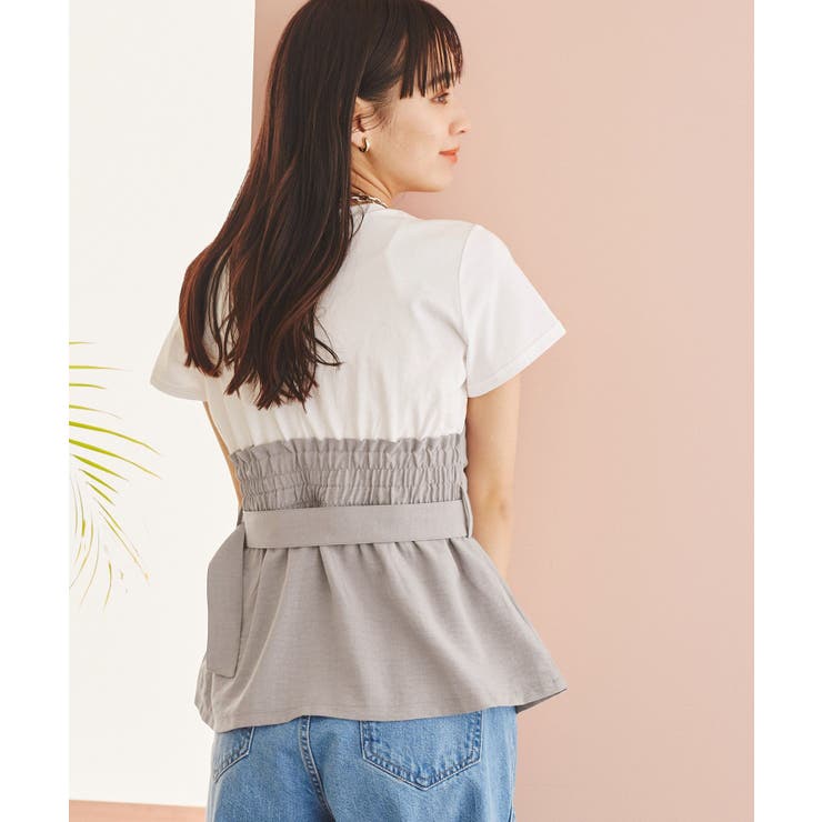 【接触冷感・洗える】美easyコルセットドッキングプルオーバー | VIS  | 詳細画像7 