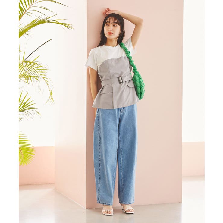 【接触冷感・洗える】美easyコルセットドッキングプルオーバー | VIS  | 詳細画像8 