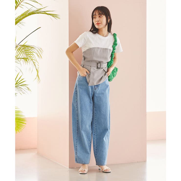 【接触冷感・洗える】美easyコルセットドッキングプルオーバー | VIS  | 詳細画像9 