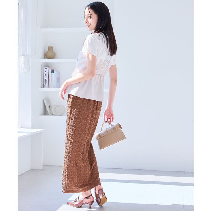 【新色追加】【美easy】ねじりリボンTシャツドッキングプルオーバー【接触冷感 … | VIS  | 詳細画像24 