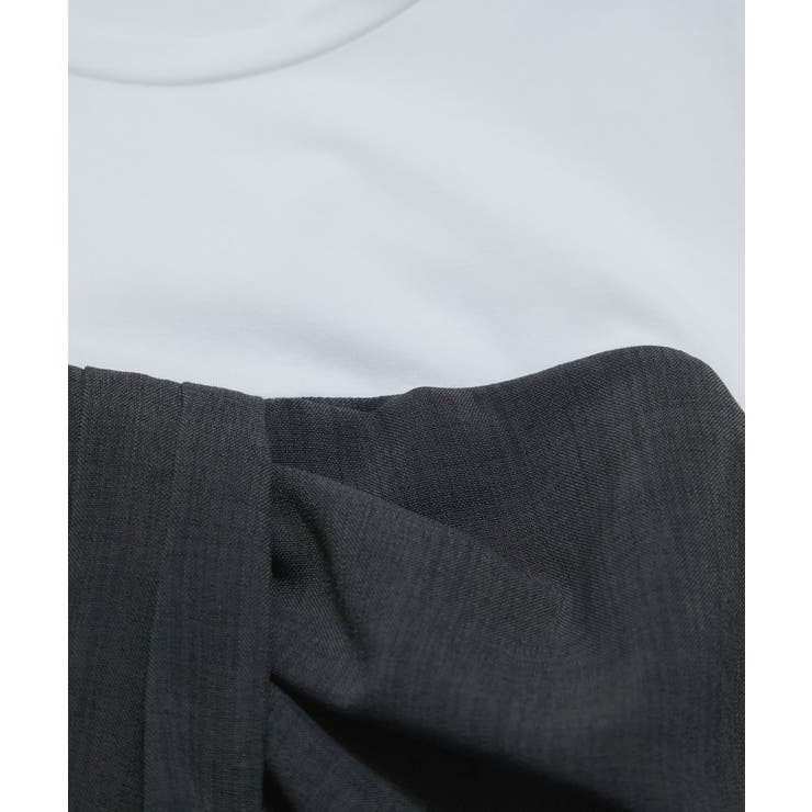 【新色追加】【美easy】ねじりリボンTシャツドッキングプルオーバー【接触冷感 … | VIS  | 詳細画像38 