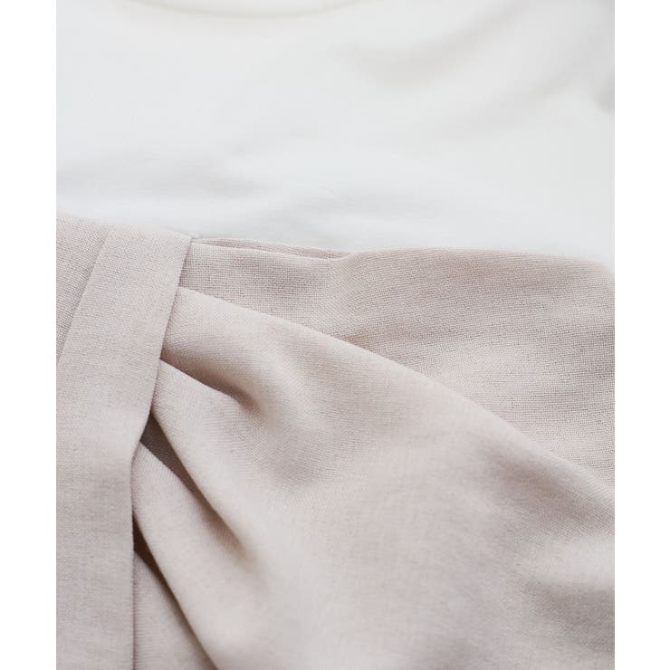 【新色追加】【美easy】ねじりリボンTシャツドッキングプルオーバー【接触冷感 … | VIS  | 詳細画像42 