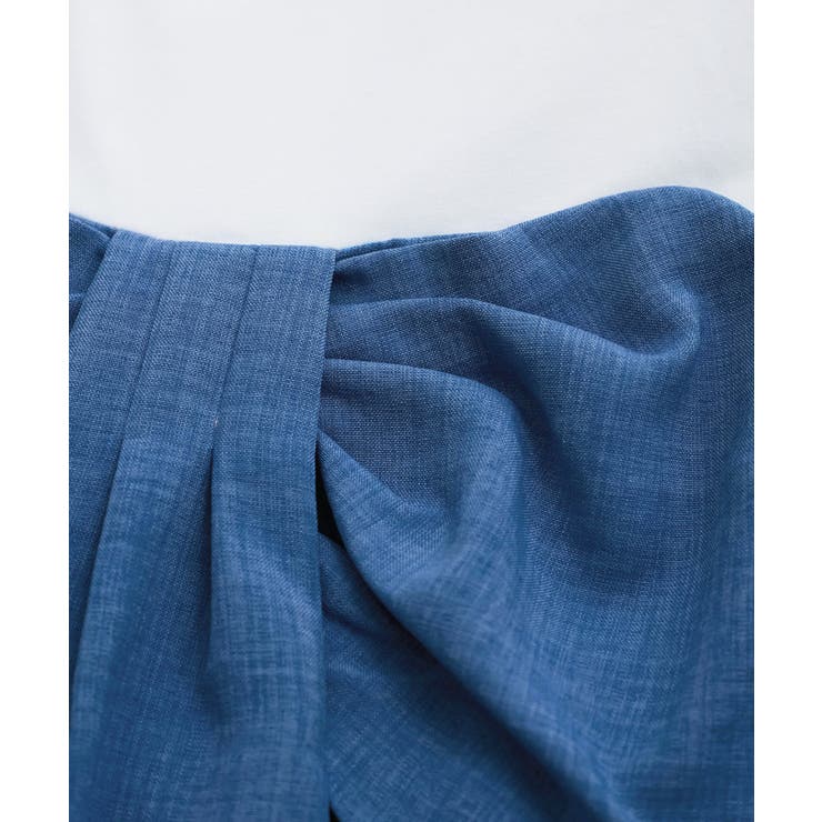 【新色追加】【美easy】ねじりリボンTシャツドッキングプルオーバー【接触冷感 … | VIS  | 詳細画像43 