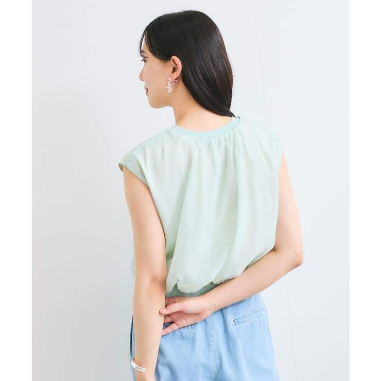 【接触冷感】楊柳シアードッキングカットプルオーバー | VIS  | 詳細画像20 