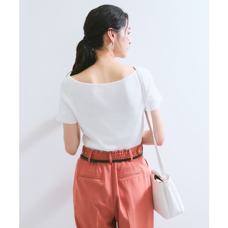 ワイドスクエアネックニット | VIS  | 詳細画像18 