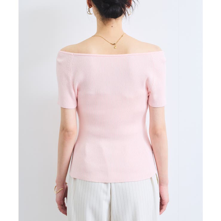 ワイドスクエアネックニット | VIS  | 詳細画像20 