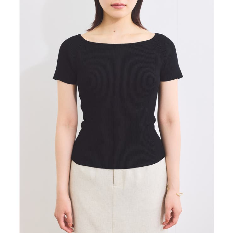 ワイドスクエアネックニット | VIS  | 詳細画像21 