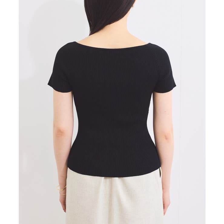 ワイドスクエアネックニット | VIS  | 詳細画像23 