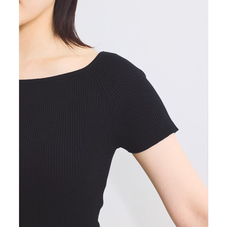 ワイドスクエアネックニット | VIS  | 詳細画像25 