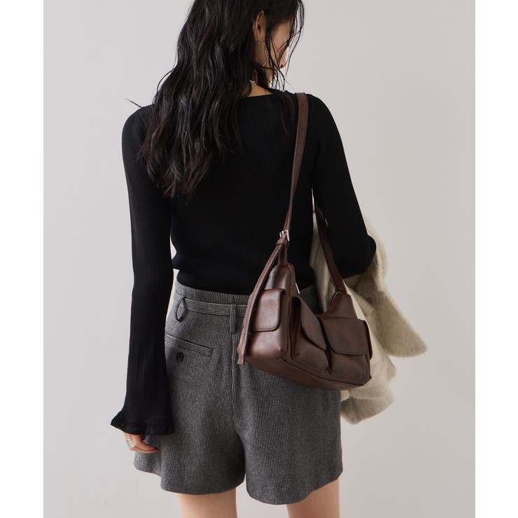 袖口レース編みニットプルオーバー | VIS  | 詳細画像13 