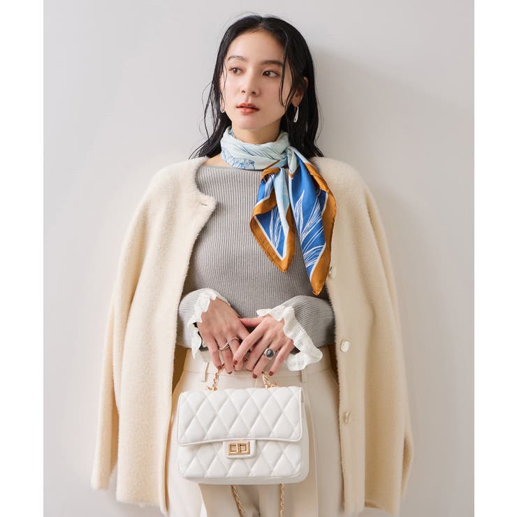 袖口レース編みニットプルオーバー | VIS  | 詳細画像23 