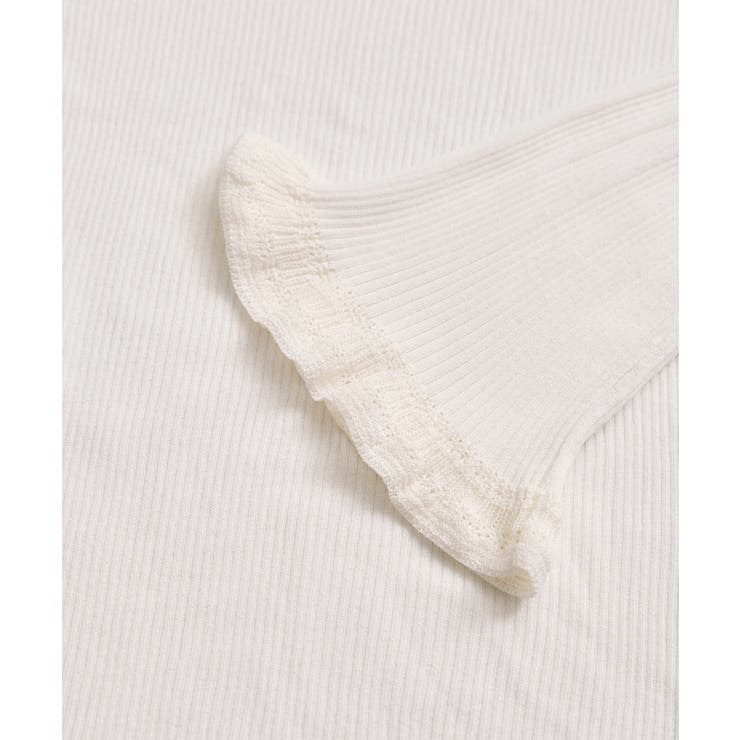 袖口レース編みニットプルオーバー | VIS  | 詳細画像33 