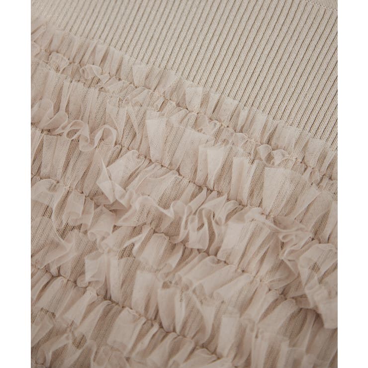 チュールフリルドッキングニット/イージーケア | VIS  | 詳細画像32 