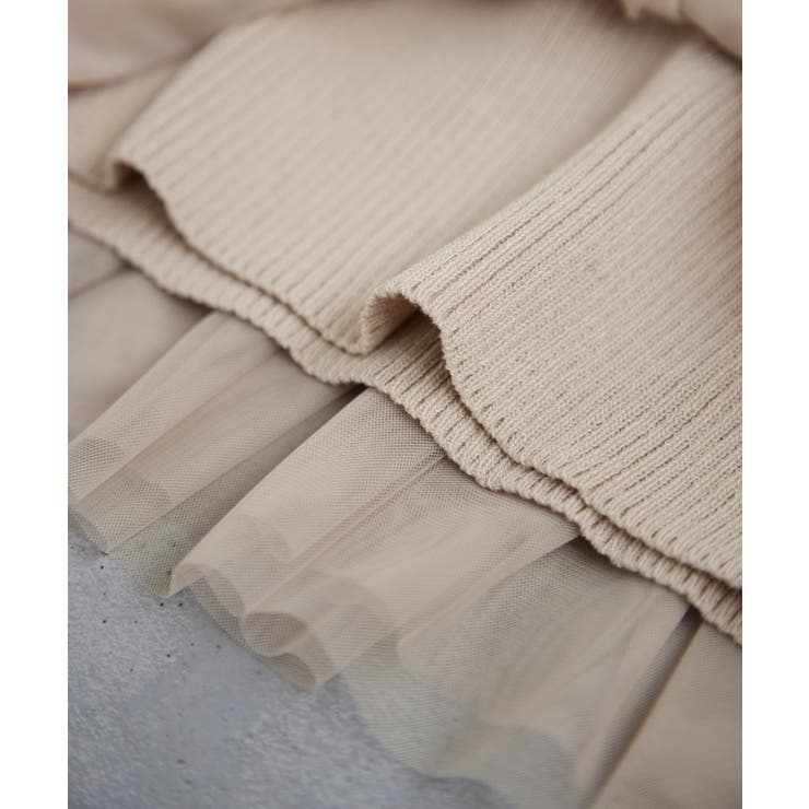 チュールフリルドッキングニット/イージーケア | VIS  | 詳細画像34 